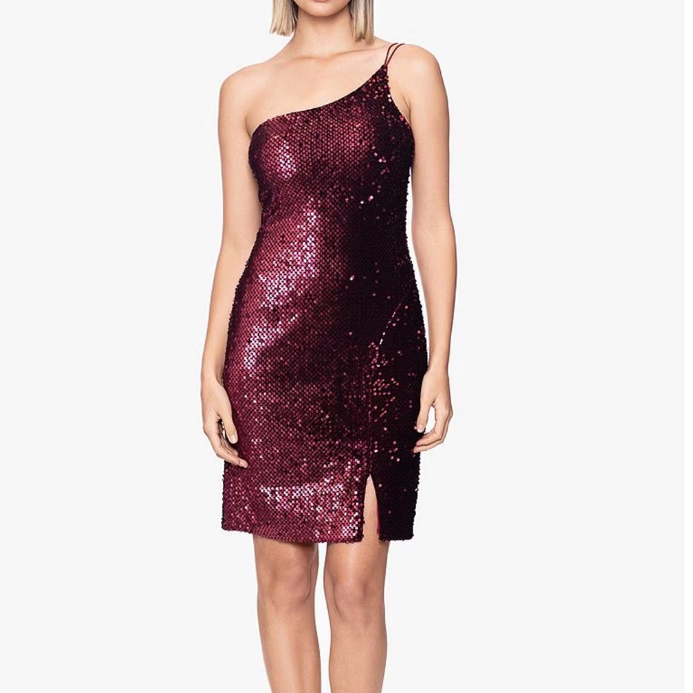 Gorgeous Sequin Cocktail Dress · Betsy & Adam, Size 6